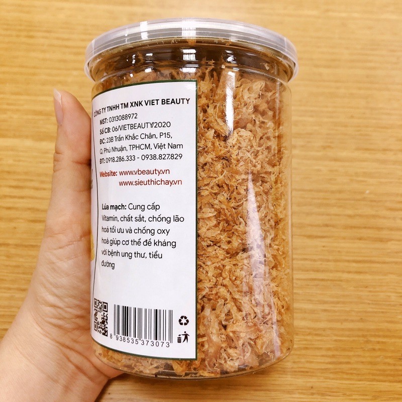 Chà bông chay lúa mạch Hoa Nghiêm [200g 100g]