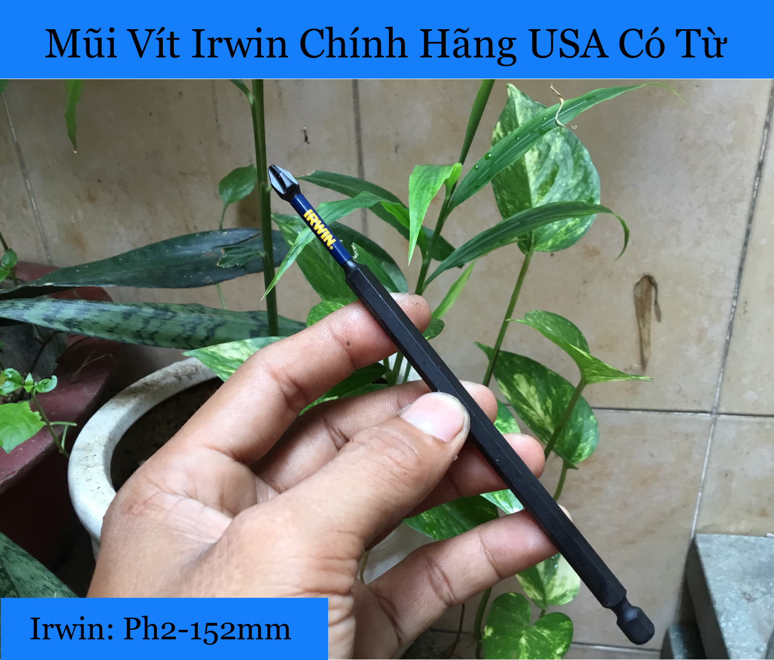 Mũi vít irwin chính hãng ph2 152mm