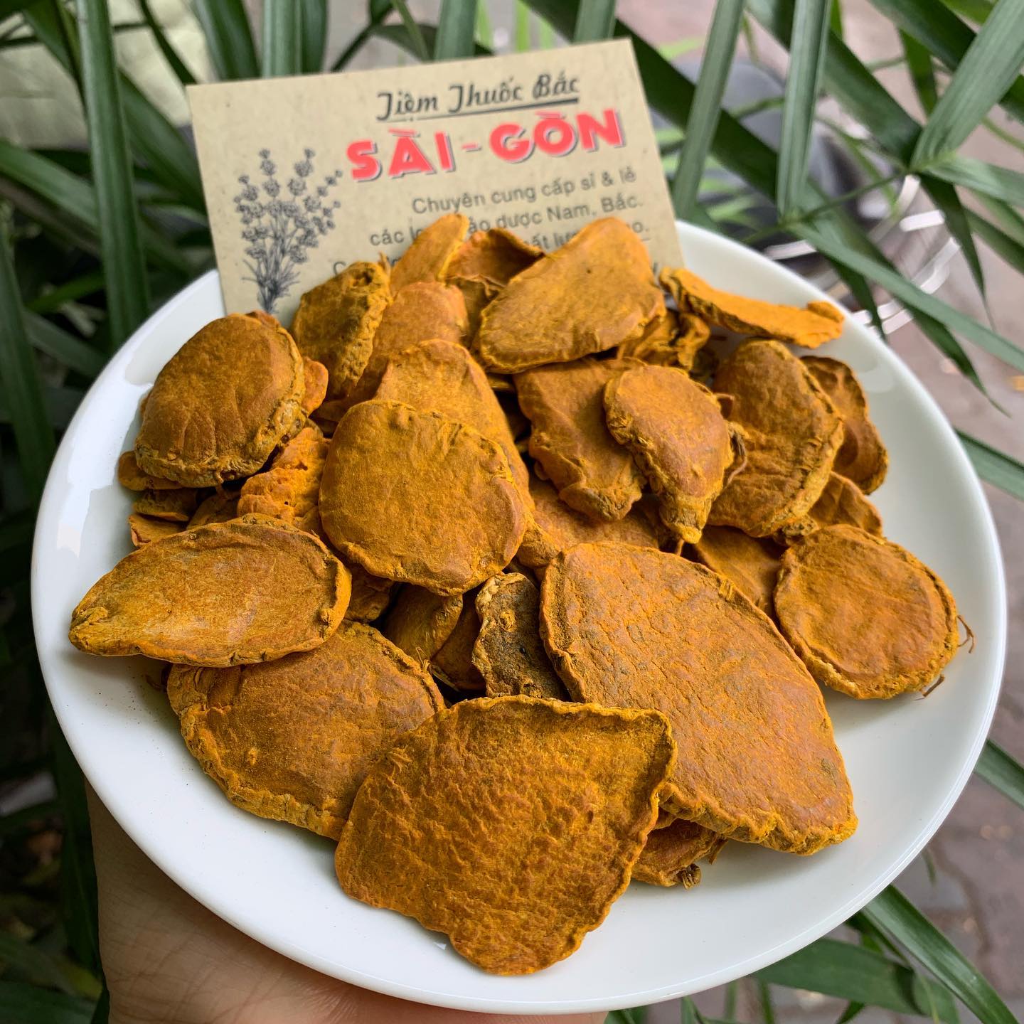 [HCM]NGHỆ VÀNG THÁI LÁT SẤY KHÔ 100GRAM