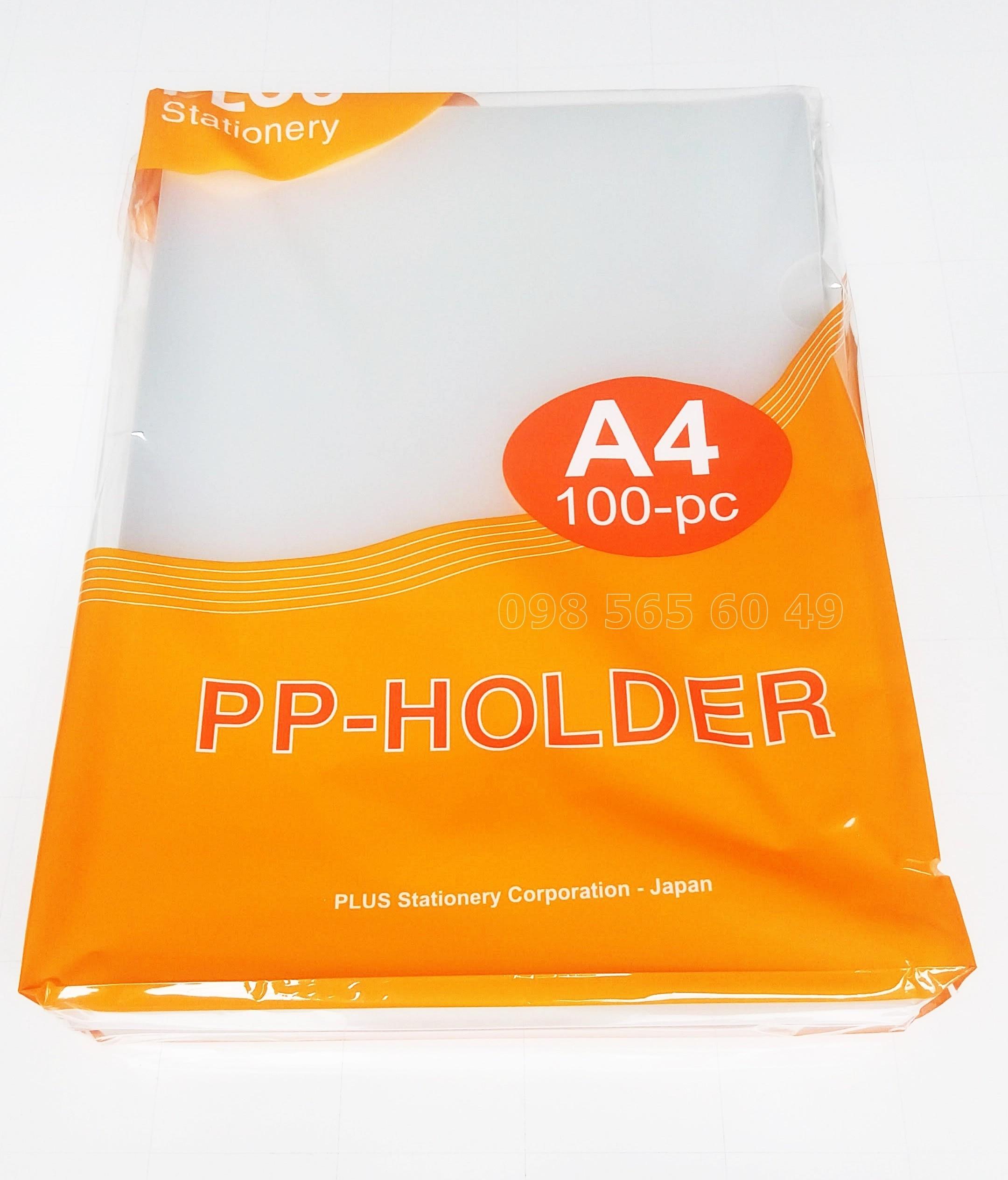 [HCM]Xấp 100 bìa lá PLUS khổ A4 và F4