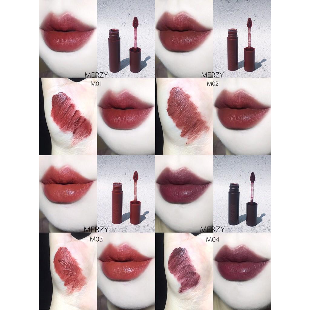 [HCM]Son Kem Lì Siêu Mịn Merzy Bite The Beat Mellow Tint
