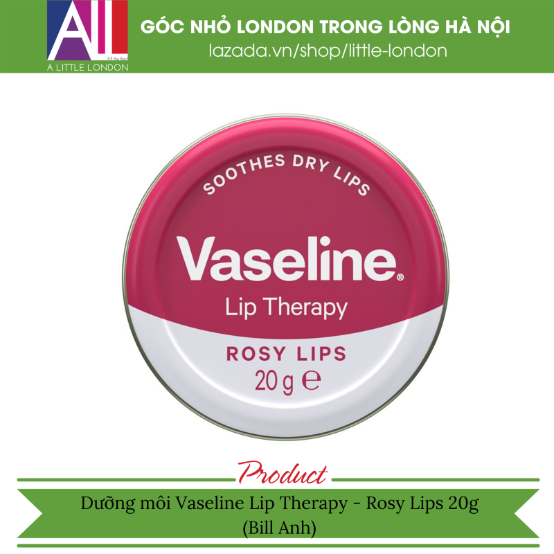 Dưỡng môi Vaseline Lip Therapy - Rosy Lips 20g (Bill Anh) cao cấp