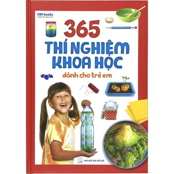 Sách - 365 Thí Nghiệm Khoa Học Dành Cho Trẻ Em