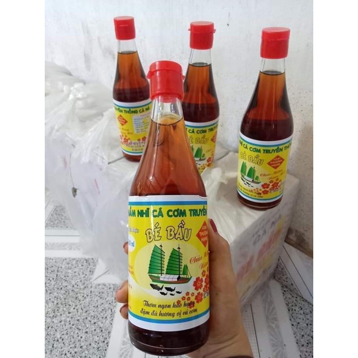 THÙNG 6 CHAI 500ML NƯỚC MẮM BÉ BẦU THƯỢNG HẠNG