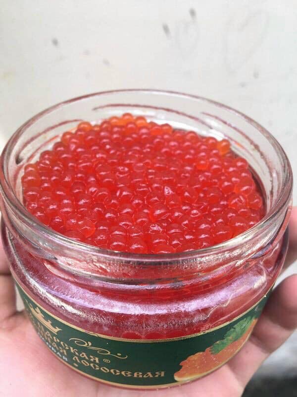 [HCM] Hủ 220Gram Trứng Cá Hồi Đỏ Muối Nga