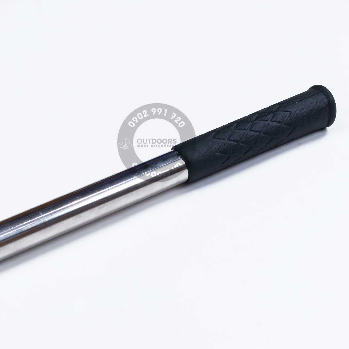 [HCM]Cán vợt cá bằng Inox 1m7/ 1m9/ 2m1