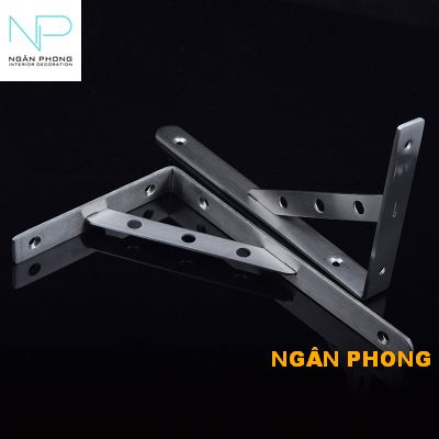 [HCM]CẶP GIÁ ĐỠ INOX 201-3MM