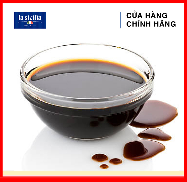 [HÀNG CÔNG TY NHẬP KHẨU] Men Giấm Balsamic Modena La Sicilia 500ml - TẶNG BASIL