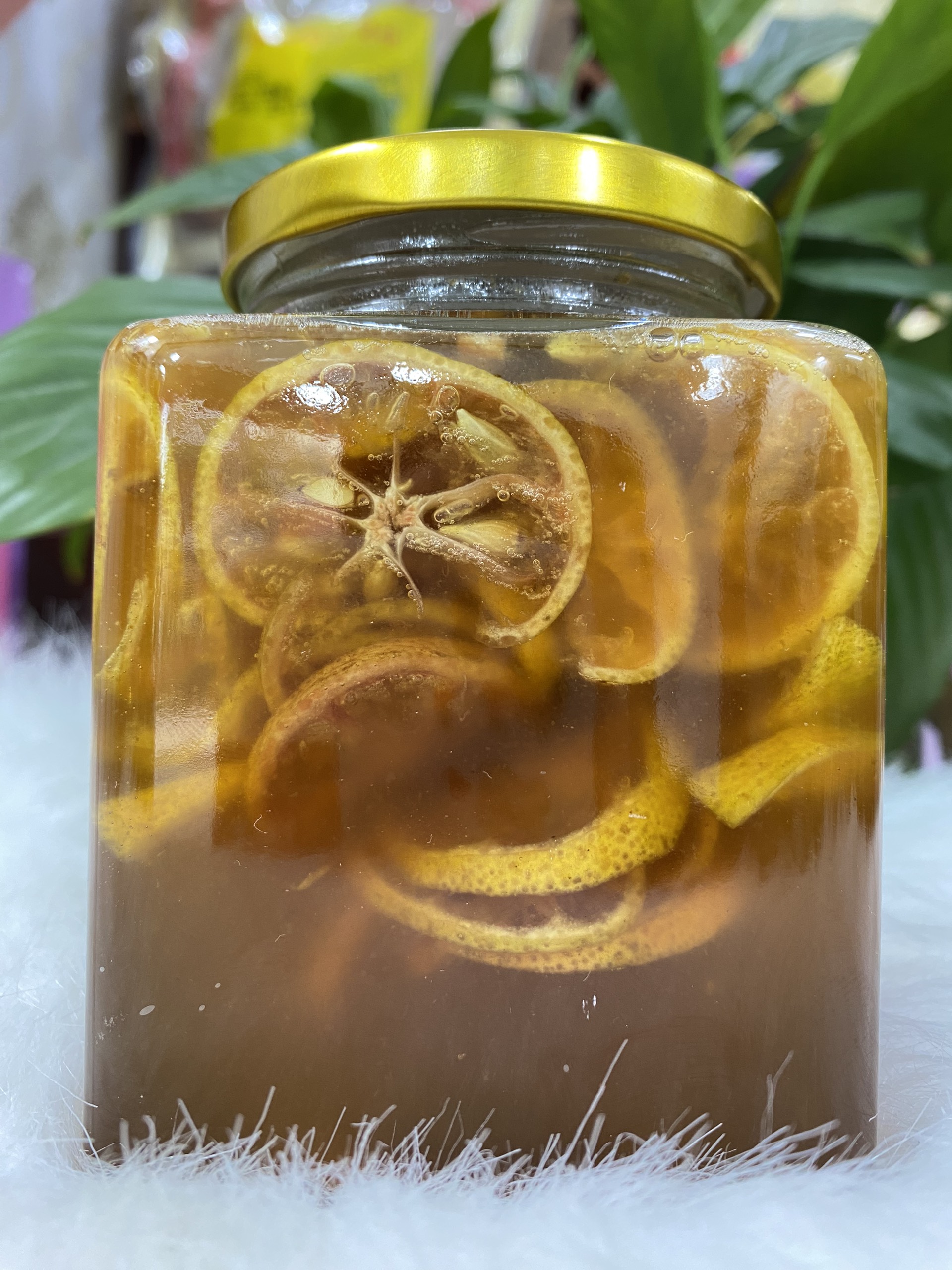 Chanh đào ngâm mật ong hoa cà phê