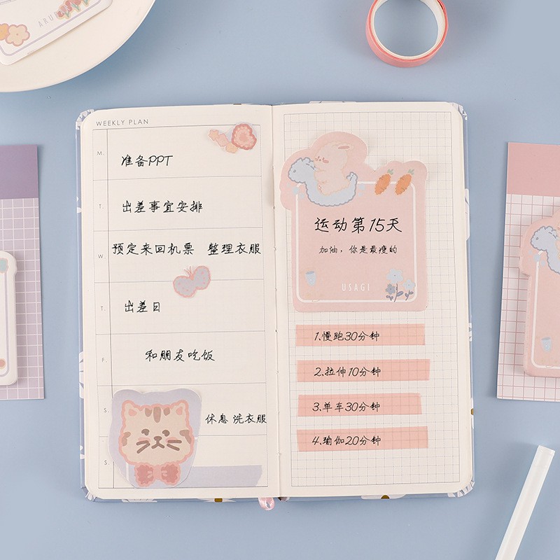 Giấy ghi chú note hình ảnh đáng yêu
