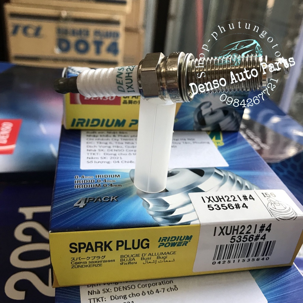 Bugi Kia Morning 2013- Bugi Denso Iridium Ixuh22i Nhật Bản