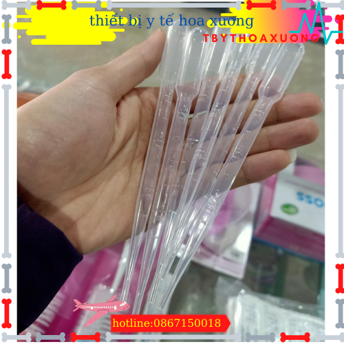 PIPET NHỰA 1ML-ỐNG HÚT NHỎ GIỌT[TÚI 100 CÁI]