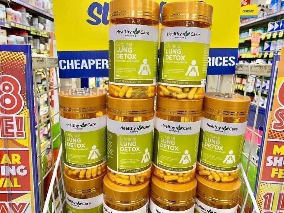 [HCM]Healthy Care Lung Detox 180 Viên