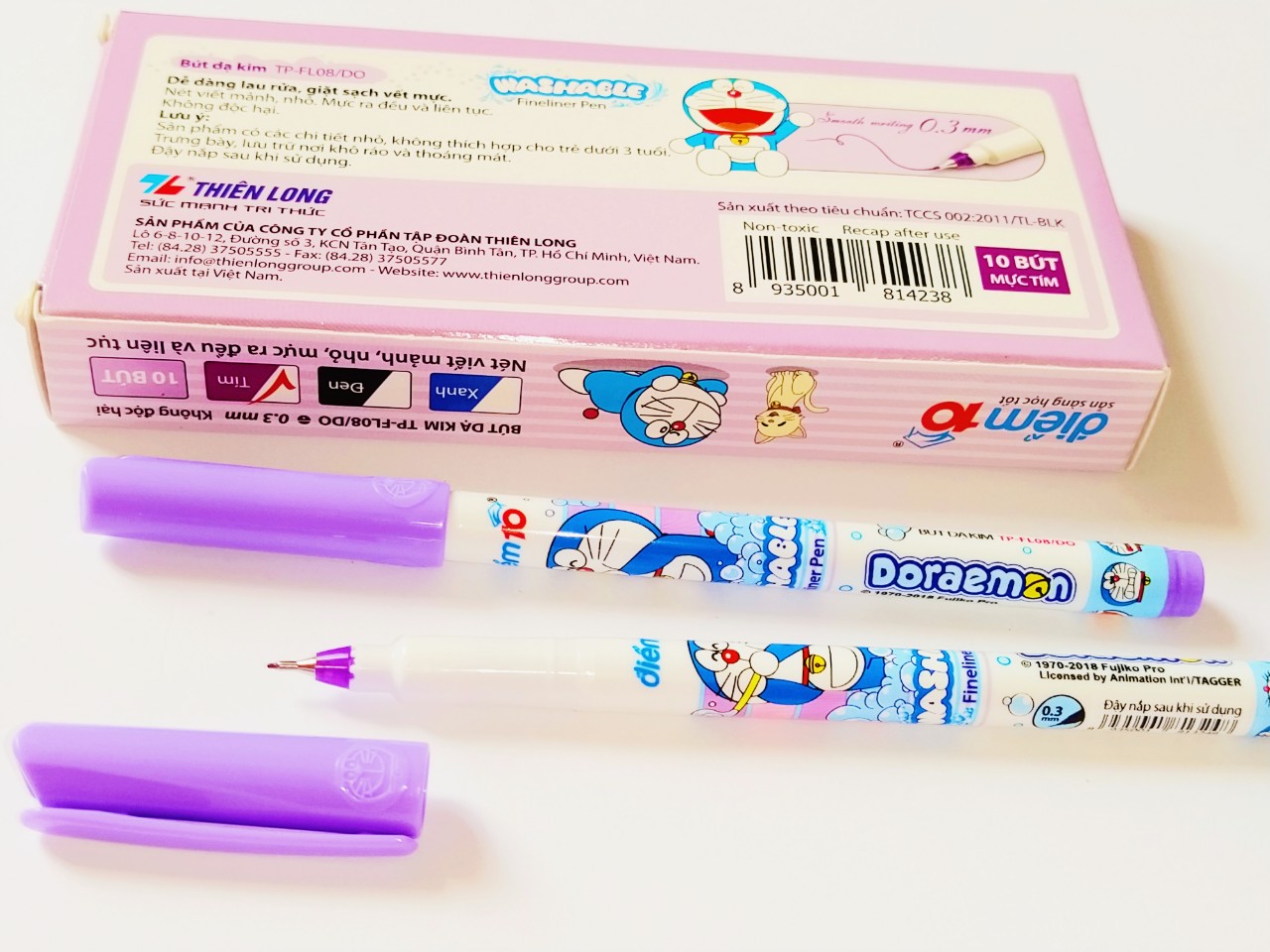 Bút lông kim Thiên Long-Doraemon FL-04