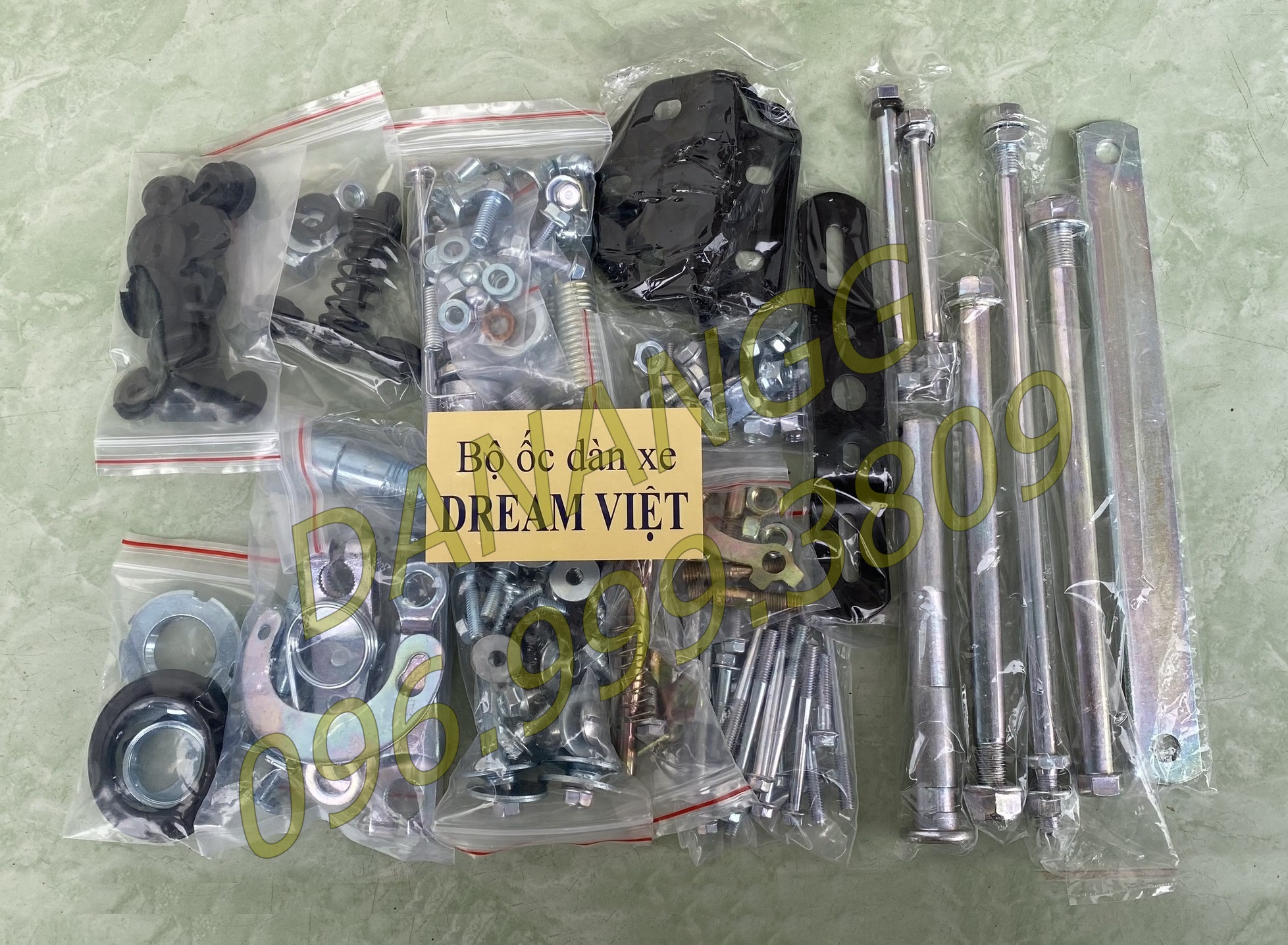 Bộ ốc ráp xe anh anh làm xe mới
