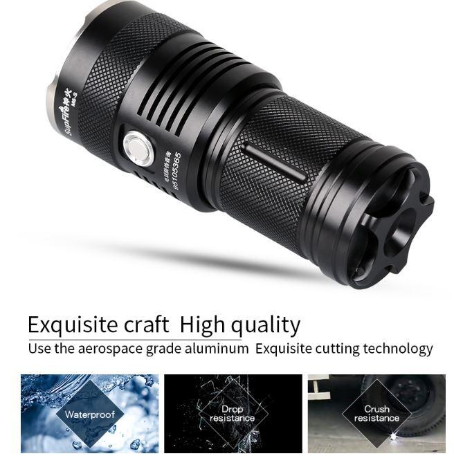 ĐÈN PIN SUPFIRE M6-T6 CHIẾU XA CÔNG SUẤT CAO