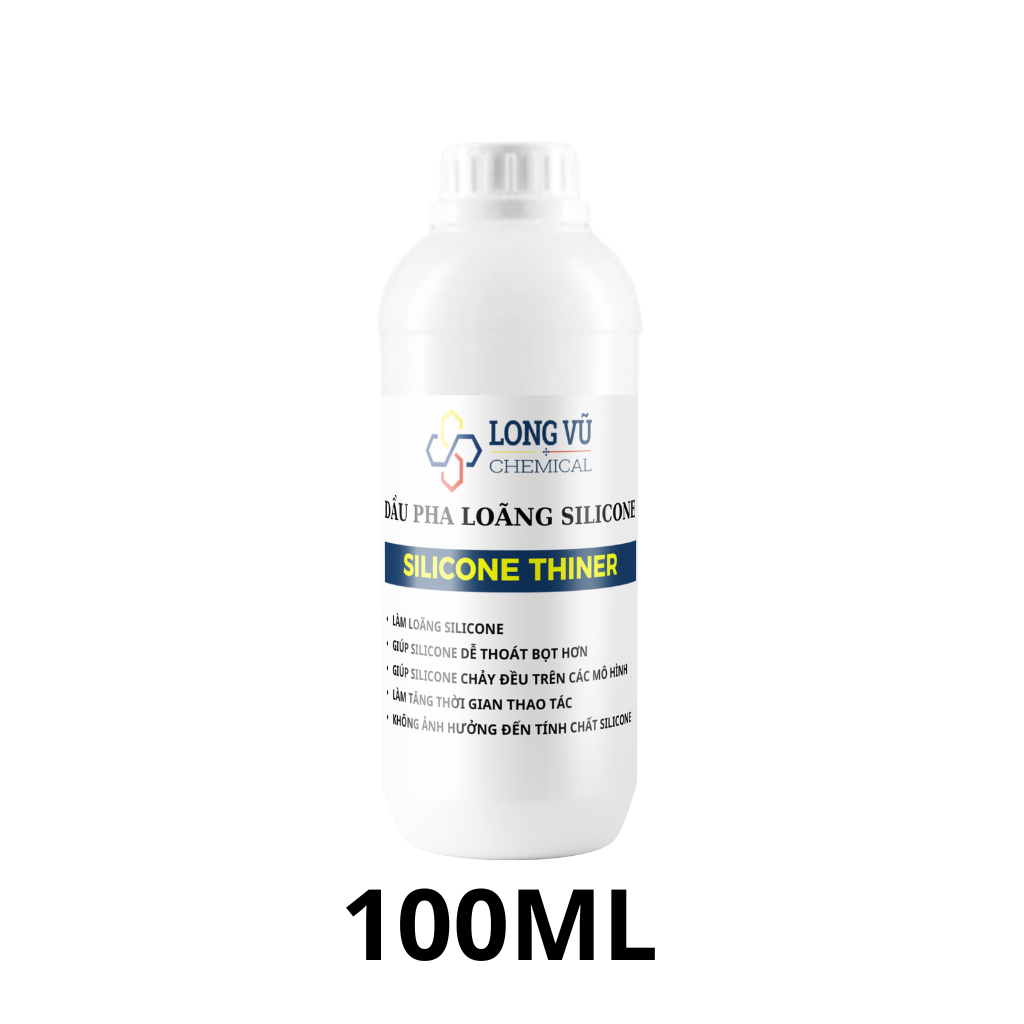 Dầu Pha Loãng Làm Lỏng Silicon - Silicone Thinner - 100G - Nguyên vật liệu đúc khuôn tượng, thạch cao, nến, xà phòng, bá