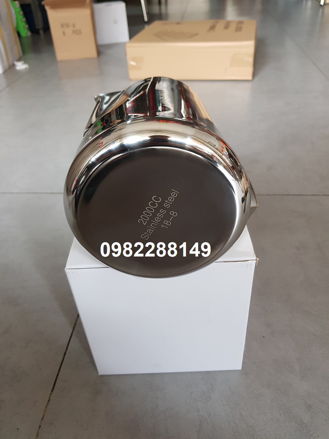 CA ĐÁNH SỮA INOX KHÔNG NẮP ĐỦ DUNG TÍCH