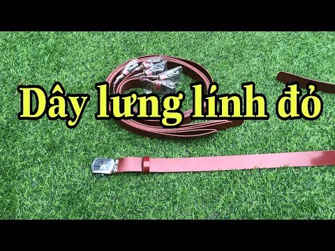 Combo 2 dây lưng đỏ