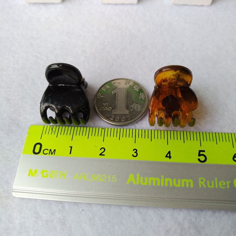 BỘ 12 CÁI GẤP TÓC MINI VÀNG ĐEN, BỘ GẤP TÓC MÁI CHO