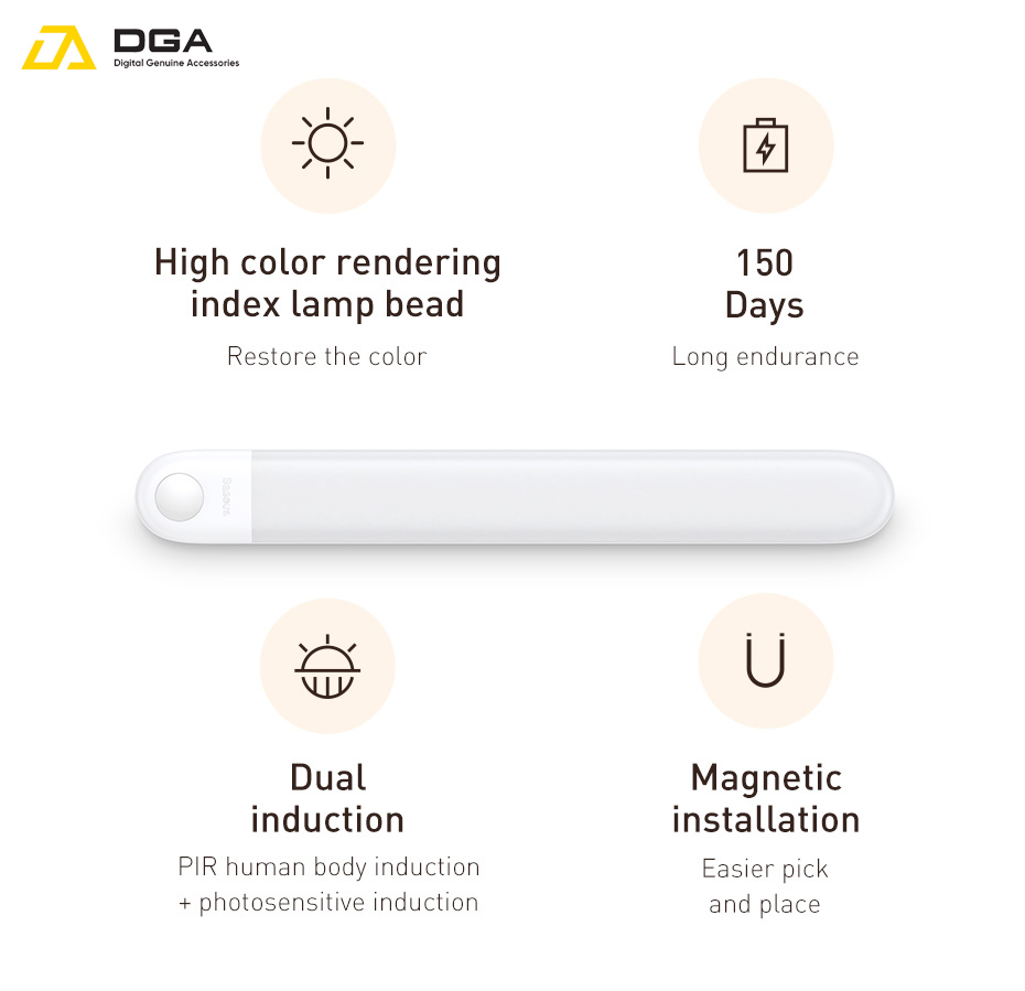 Đèn cảm ứng chuyển động thông minh Baseus Sunshine Series WARDROBE Edition