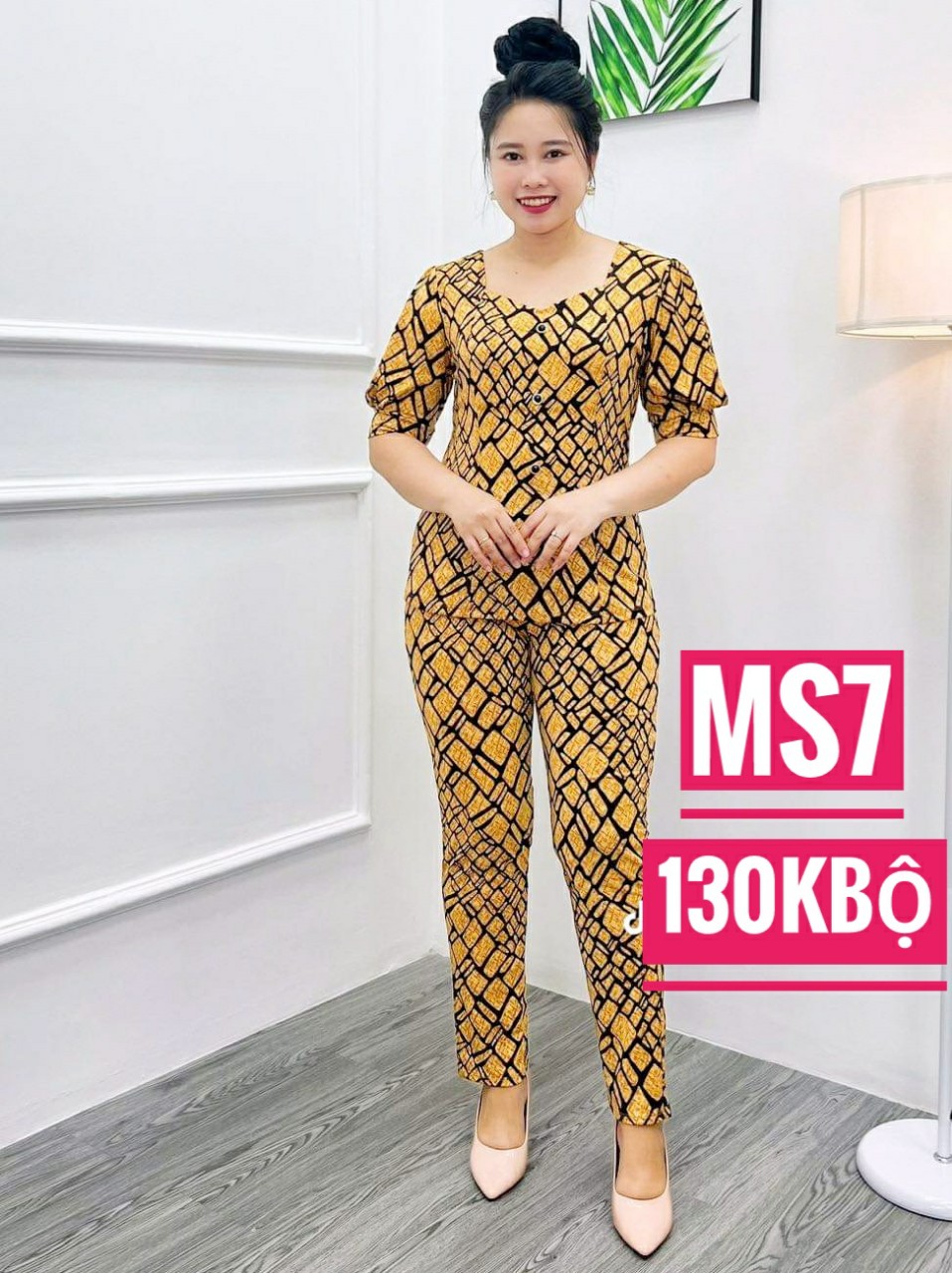 Đồ bộ mặc nhà thun aty (size 3 TỪ 56-63 ký)