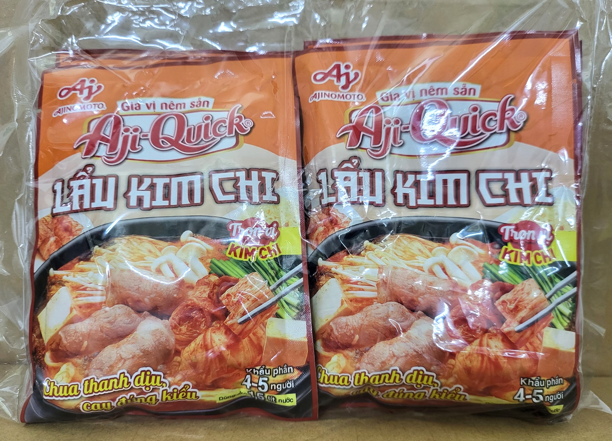Lẩu kim chi aji quick ajinomoto kimchi hot pot seasoning
