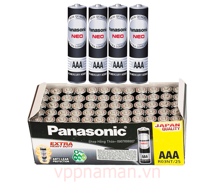 hộp 60 pin PANASONIC AAA 1.5V ( pin đũa ) dùng cho remote