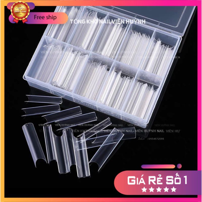 Nail tip-bamboo nail extension, nail-mounted ladder form