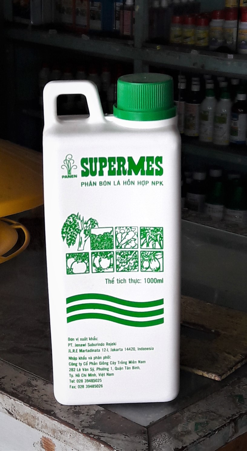 Phân bón lá hỗn hợp NPK Supermes lít