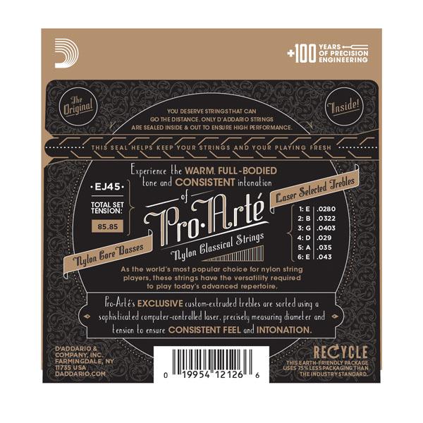 Dây Đàn Guitar Classic D'Addario EJ45