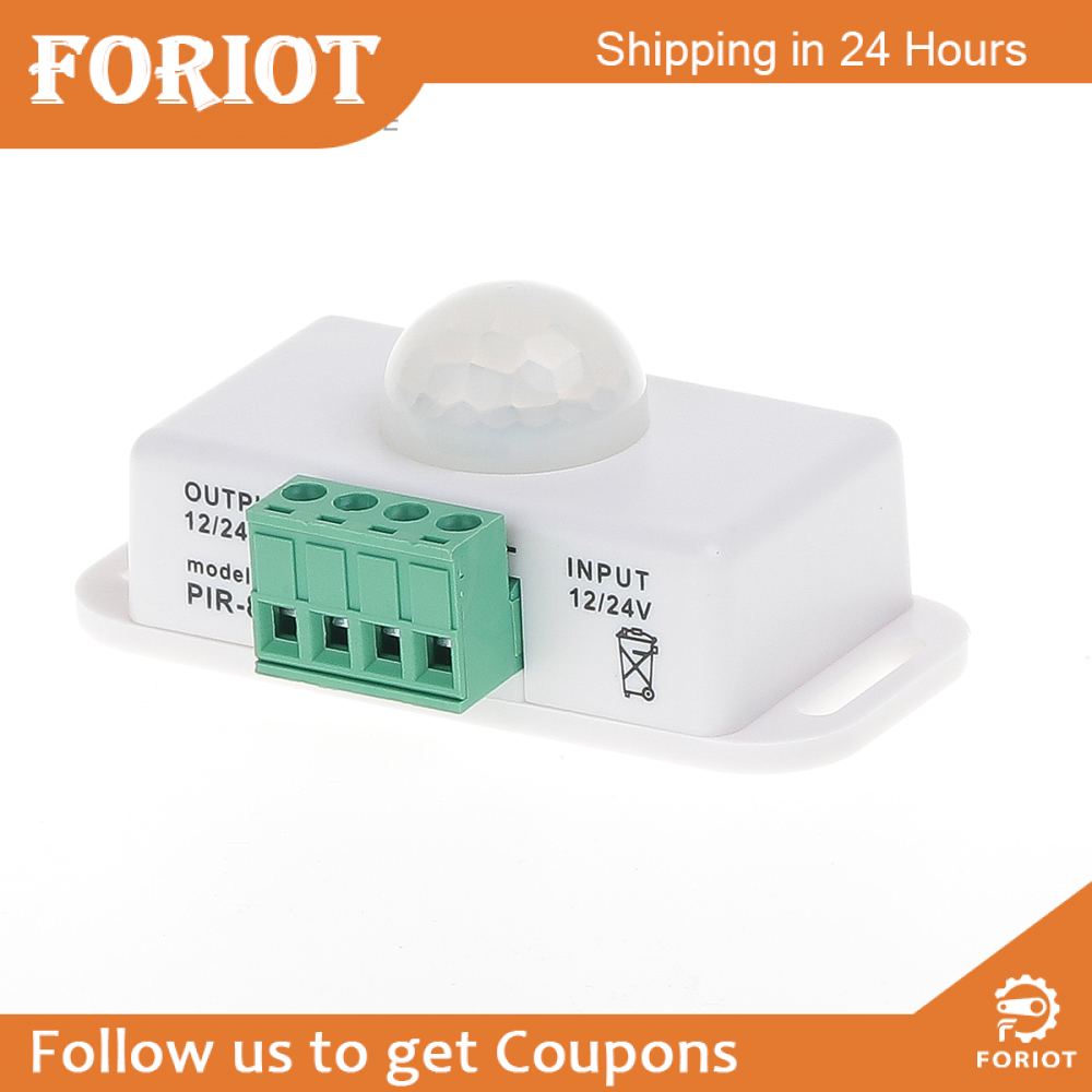 Foriot Đèn LED công tắc cảm biến hồng ngoại ánh sáng DC12V 24V 6A tự động điều chỉnh công tắc cảm biến dò hồng ngoại mô-đun công tắc đèn LED dải ánh sáng