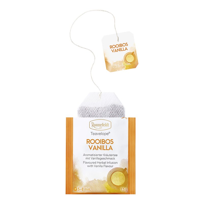 [HCM]TRÀ ROOIBOS VANILLA RONNEFELDT TEAVELOPE TÚI LỌC 25 GÓI