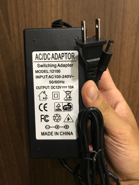 Nguồn, Adapter 12v 5A, 10A jack 5.5*2.5 có đèn led báo