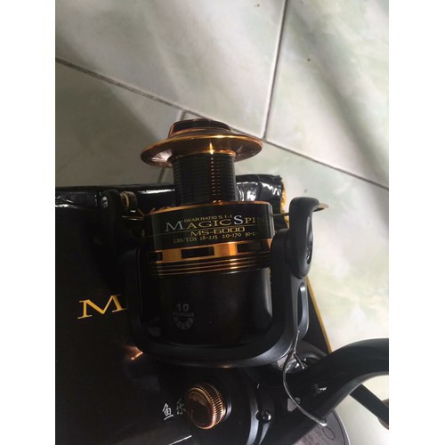 Máy câu cá Yolo Magic Spin 5000 6000  (cam kết đổi trả trong 2 tuần đầu)