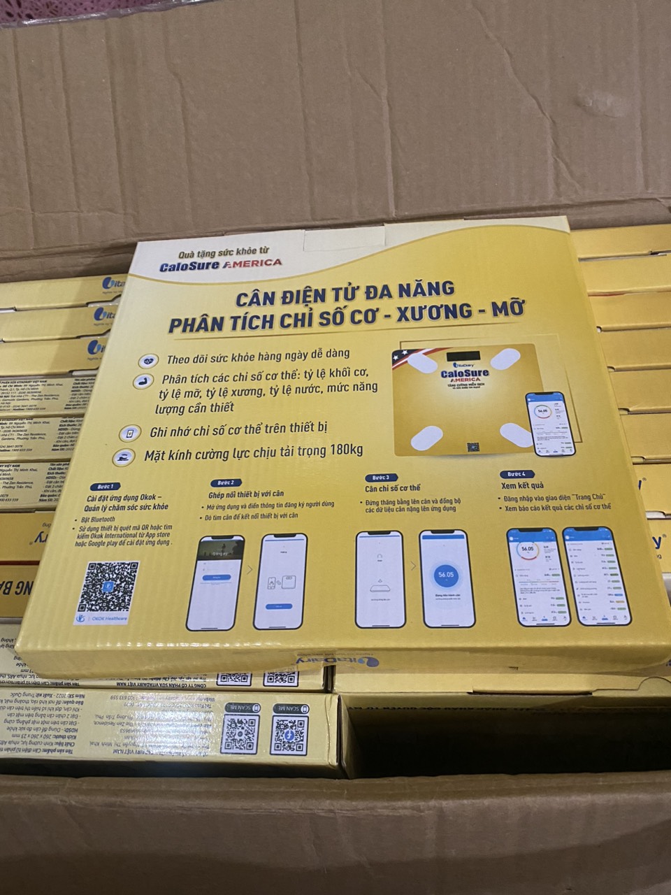 Cân điện tử kết nối bluetooth -hkm vitadair