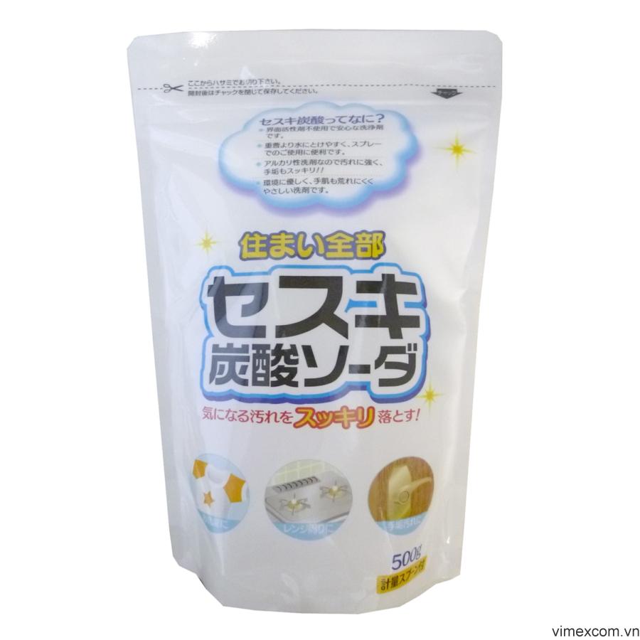 Bột baking soda Sesuki 500g (tẩy trắng) Rocket - Hàng Nhật