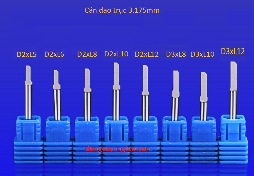Dao phay 1 me thẳng Weitol NZD (Dao phay cắt gỗ, nhựa, nhôm và kim loại mềm loại tốt) / Dao phay thẳng NZD