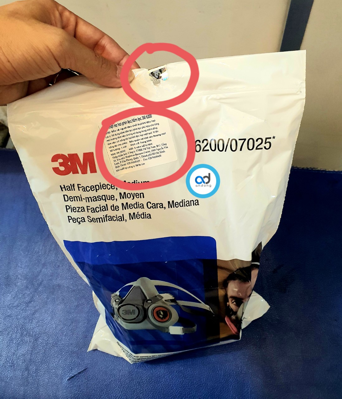 Phin lọc hơi hữu cơ 3M 6001 (1 đôi) - 3M