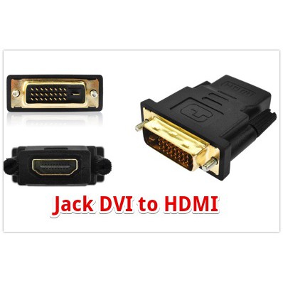 Jack Chuyển Dvi 24+1 Sang HDMI (DVI Đực, HDMI Cái)