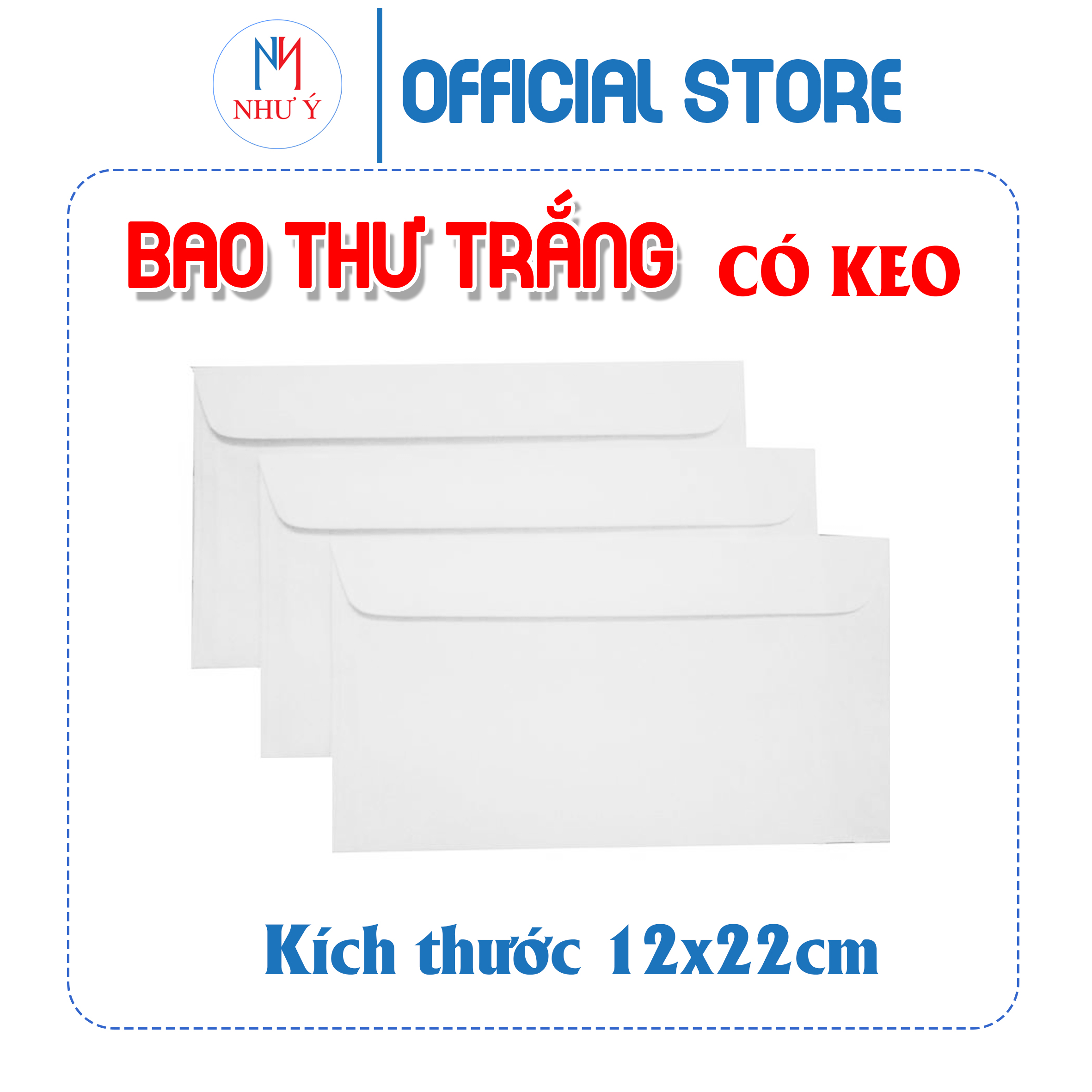 Bao thư trang có keo (12x22)cm, {100cái}