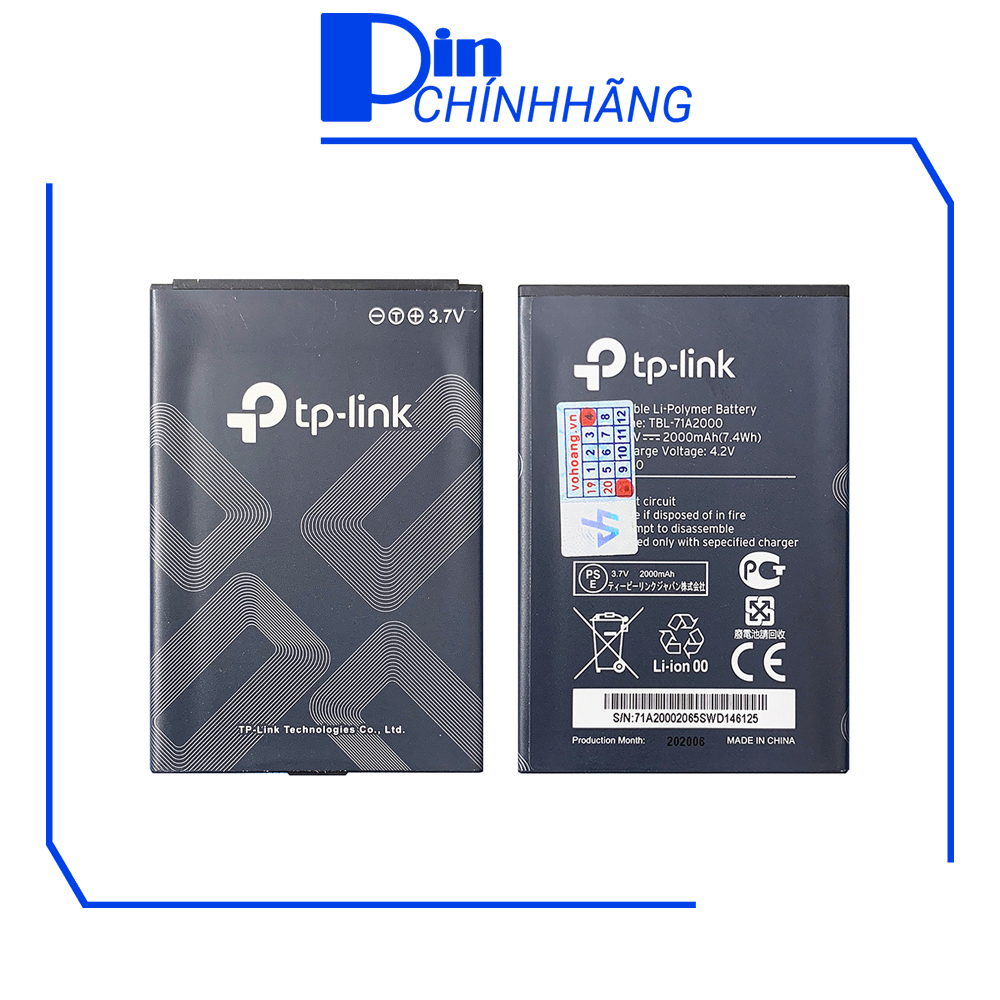 Pin dành cho wifi 3G/4G TP-LINK mã TBL71A / TBL71B dung lượng 2000mAh