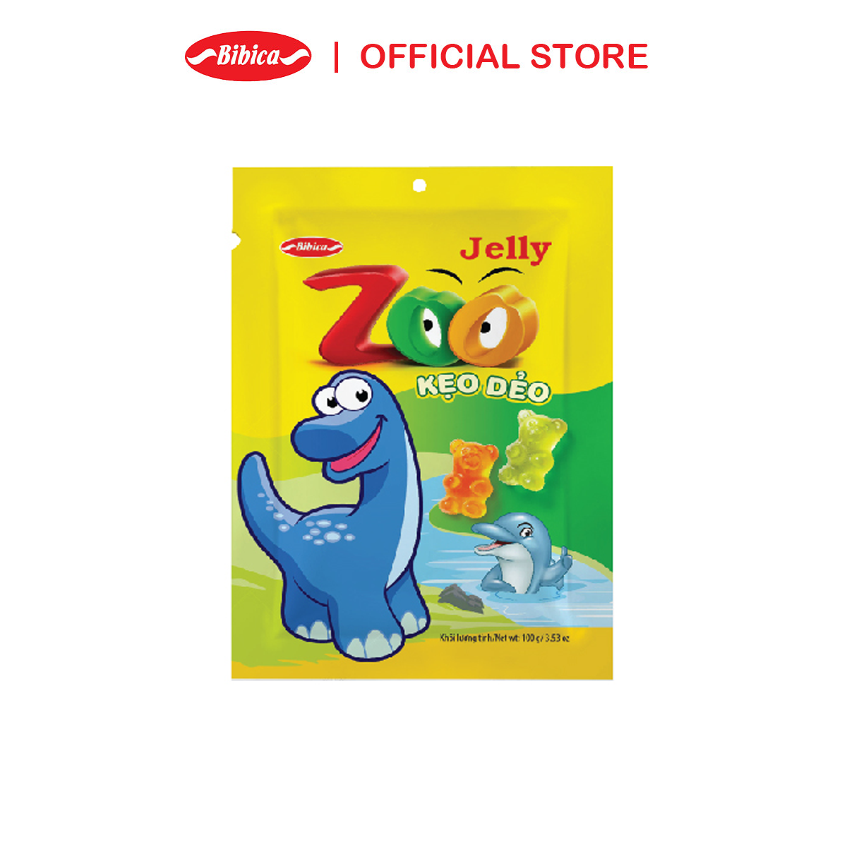 Combo 5 Kẹo Zoo Áo Dầu Bibica 500g