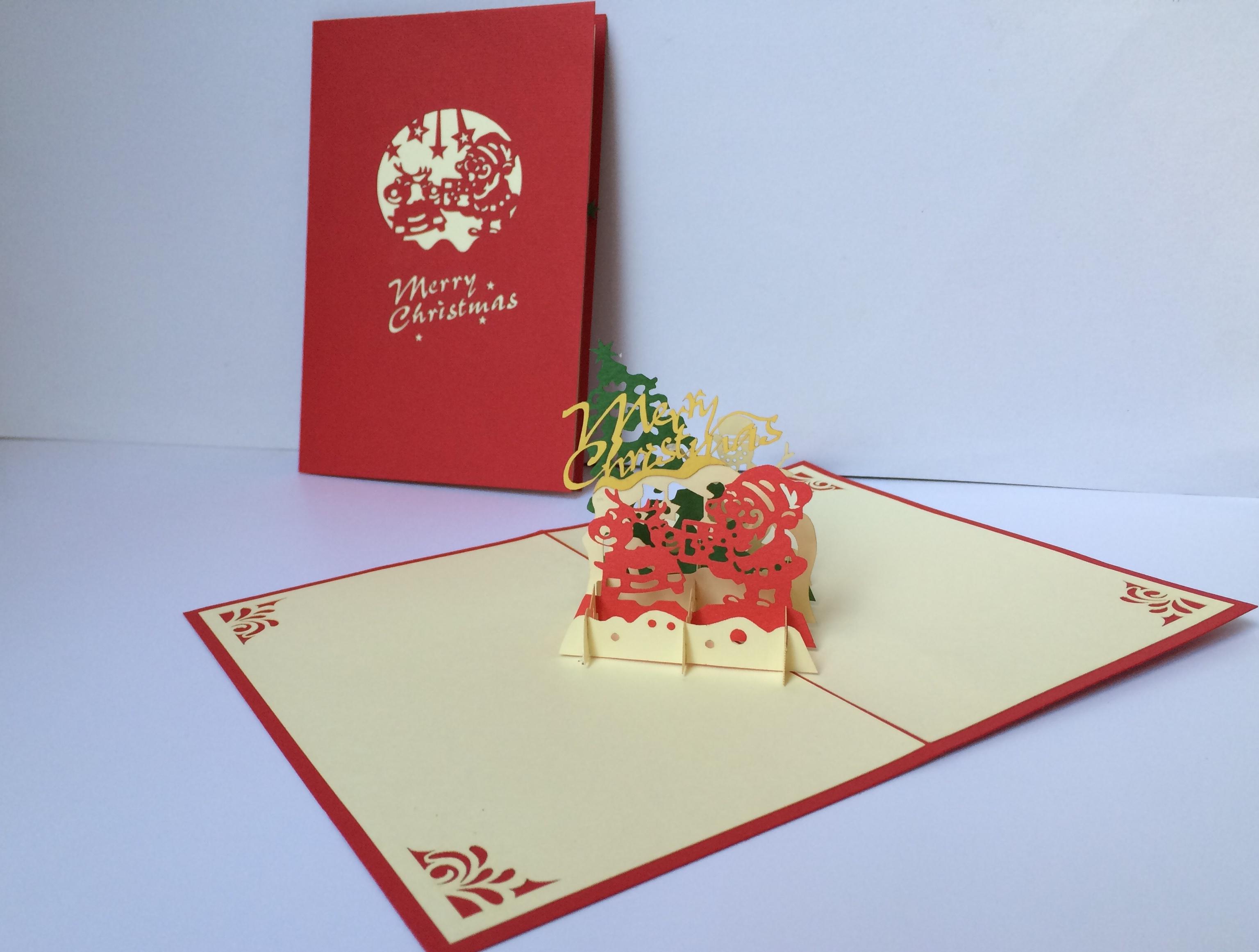 Santa 3 - Noel - 3D Card