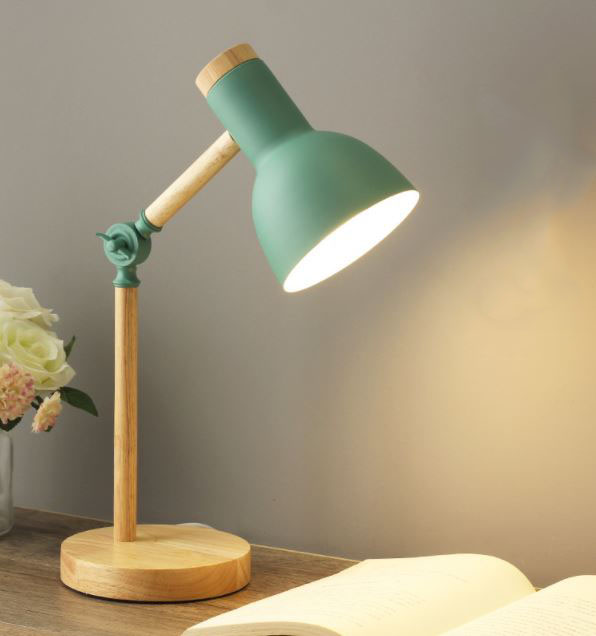Đèn bàn MONSKY KIUS trang trí bàn học, bàn làm việc cao cấp điều chỉnh góc chiếu sáng - kèm bóng LED [ẢNH VIDEO THẬT 100%]
