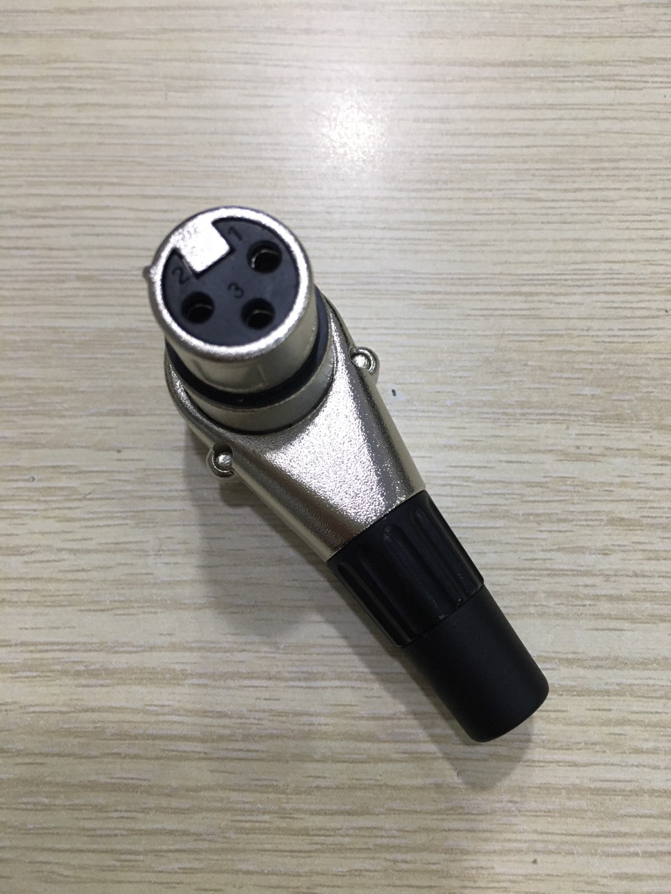 (VIDEO) Đầu Jack hàn Canon cong (chữ L) đực cái