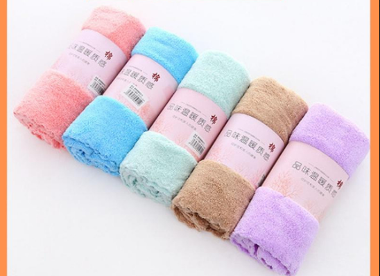 Khăn Mặt Lông Cừu 30x50CM (MÀU NGẪU NHIÊN)