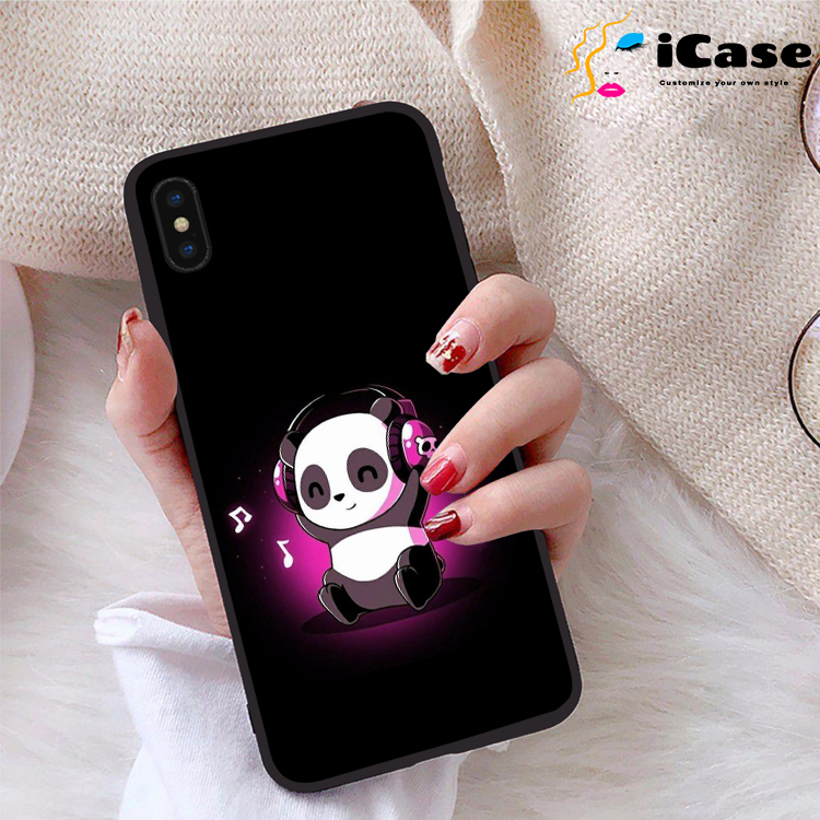 Ốp lưng iPhone Xs Max viền dẻo TPU BST Panda