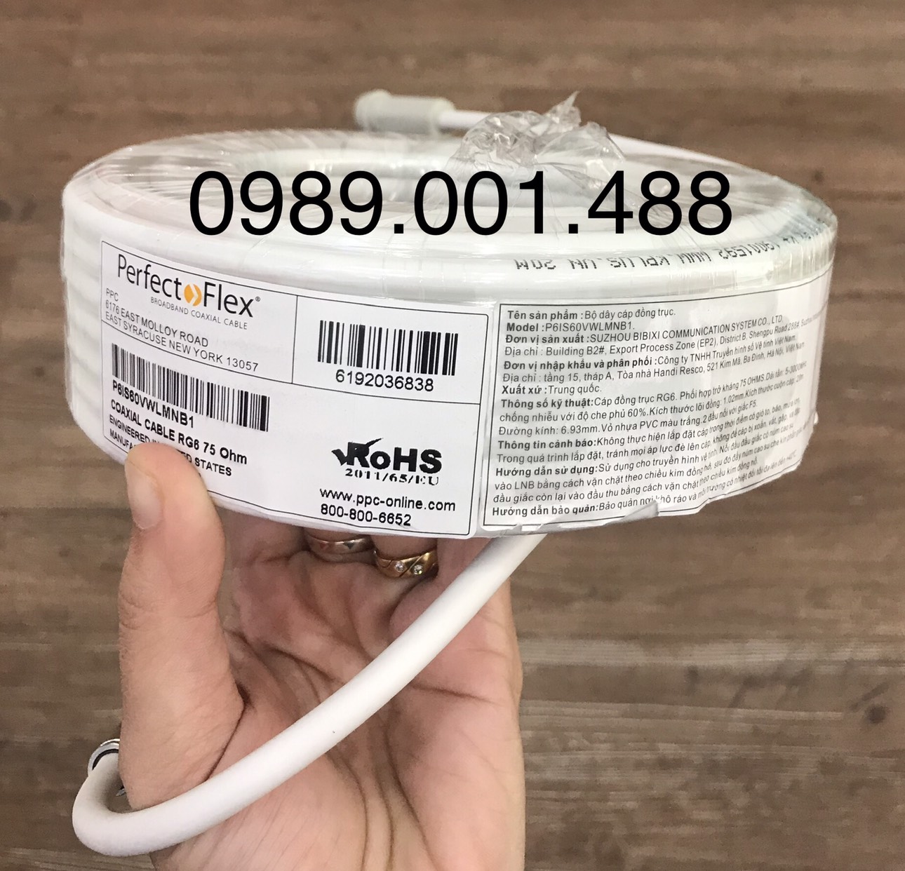 [HCM]DÂY CÁP ĐỒNG TRỤC 20M BẤM SẴN ĐẦU