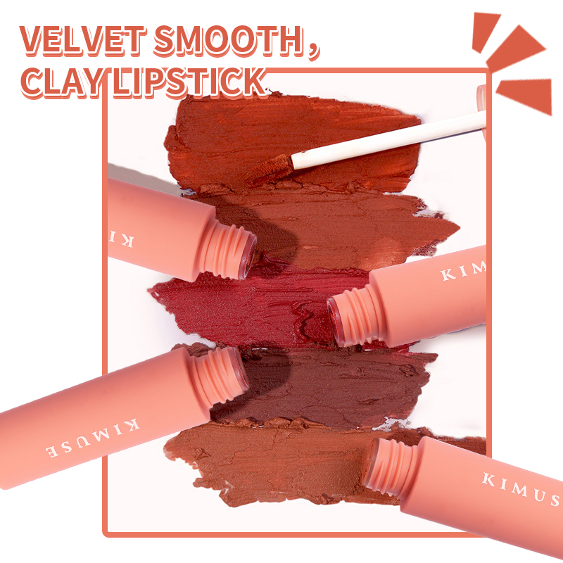 KIMUSE Matte Powder Lipstick Clay Lipcream